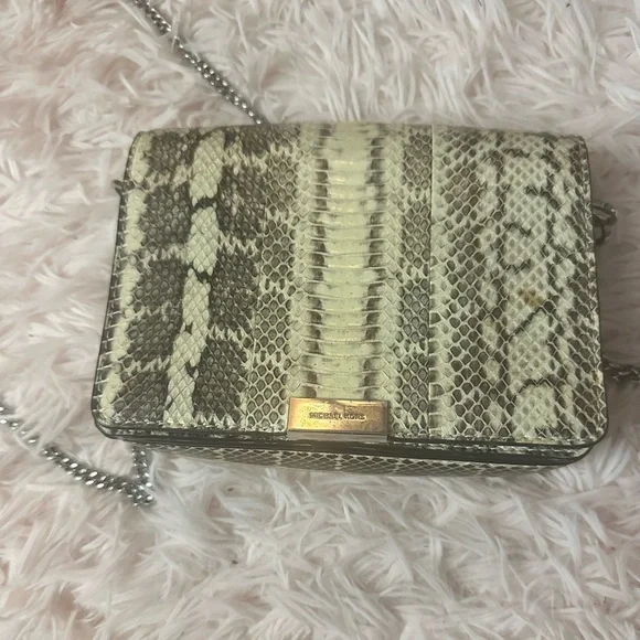 Michael Kors Snake Print Crossbody Bag - Picture 3 of 7